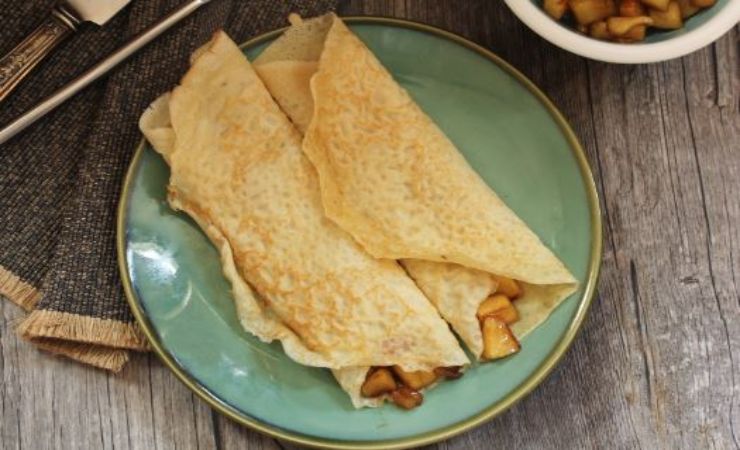 ricetta crepes con l' ananas