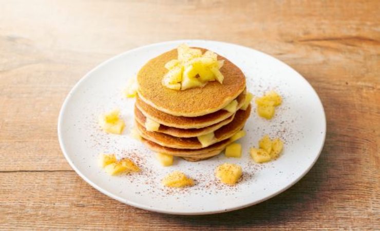 ricetta pancakes mela