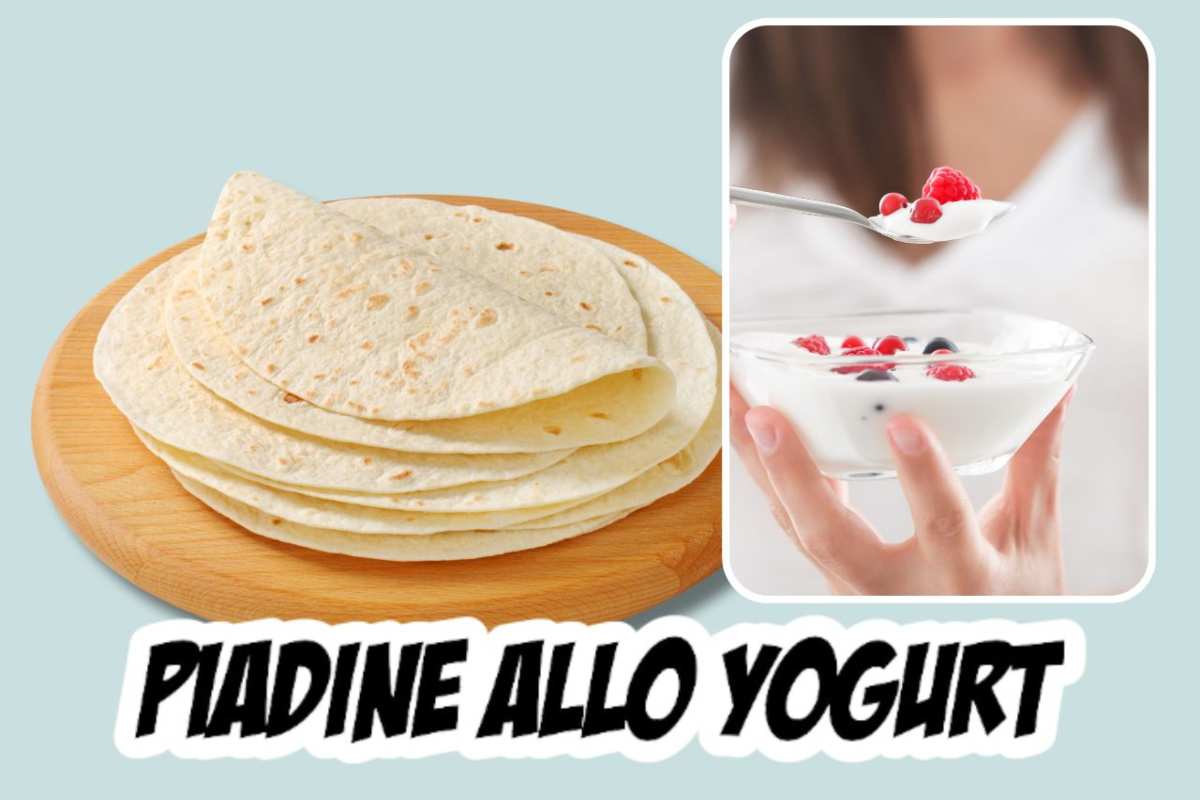 Piadine allo yogurt: la ricetta dietetica